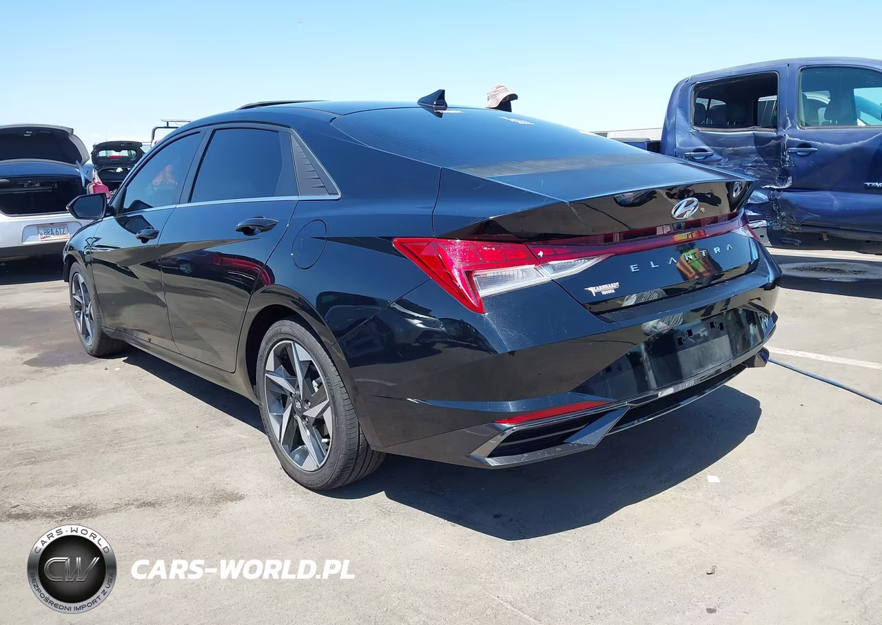 2021 Hyundai Elantra Sel VIN:KMHLN4AG0MU166160 - 3
