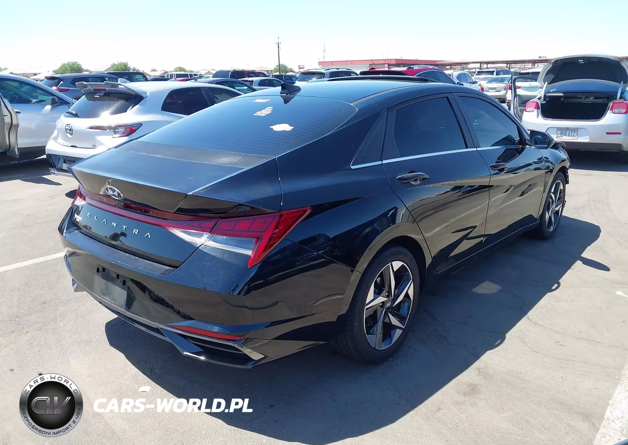 2021 Hyundai Elantra Sel VIN:KMHLN4AG0MU166160 - 4