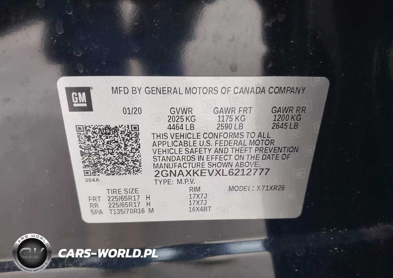 2020 Chevrolet Equinox Fwd Lt 1.5L Turbo VIN:2GNAXKEVXL6212777 - 9