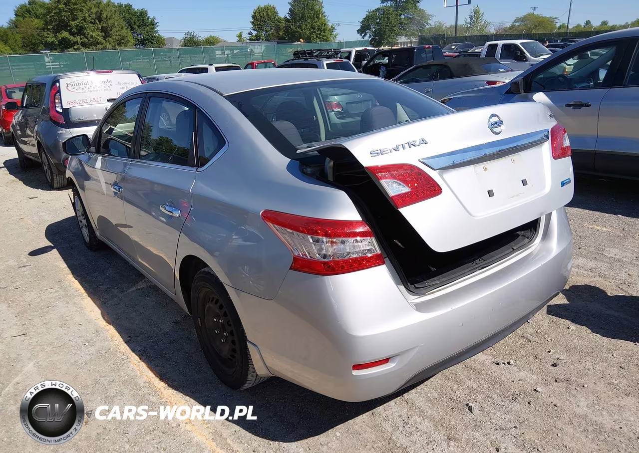 2014 Nissan Sentra Fe+ S-Fe+ Sv-S-Sl-Sr-Sv VIN:3N1AB7AP2EY231730 - 3