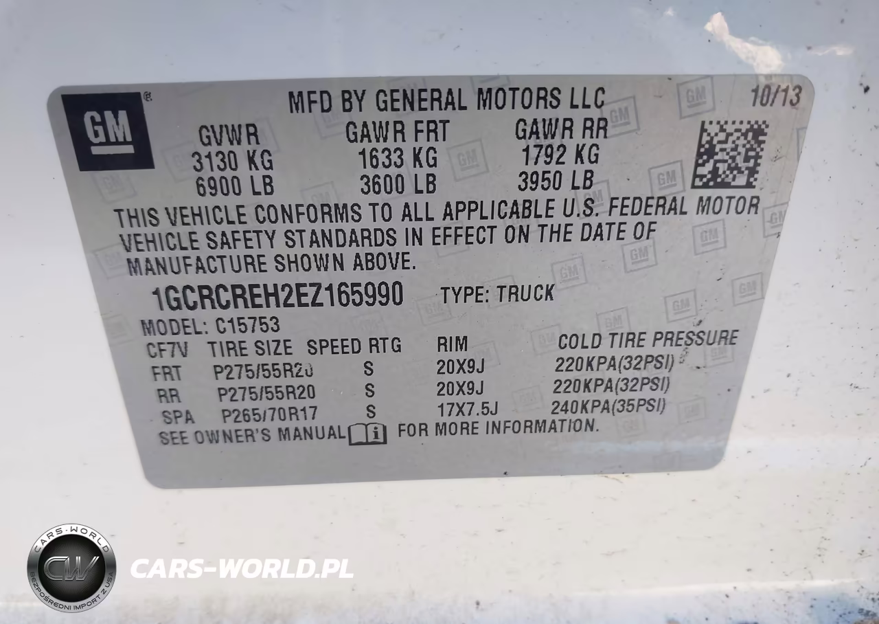 2014 Chevrolet Silverado 1500 1Lt VIN:1GCRCREH2EZ165990 - 9