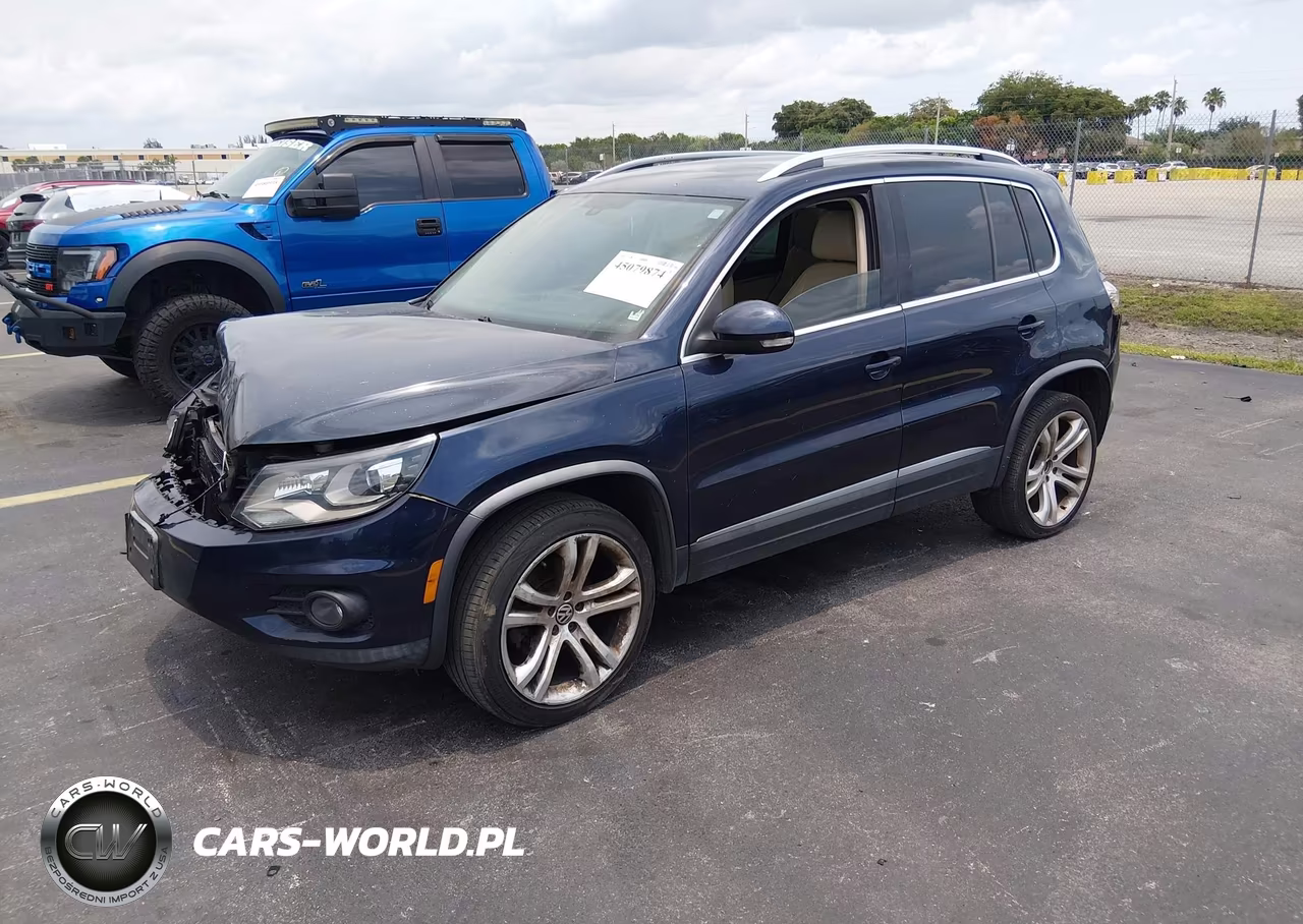 2012 Volkswagen Tiguan Sel VIN:WVGAV7AX0CW583600 - 2