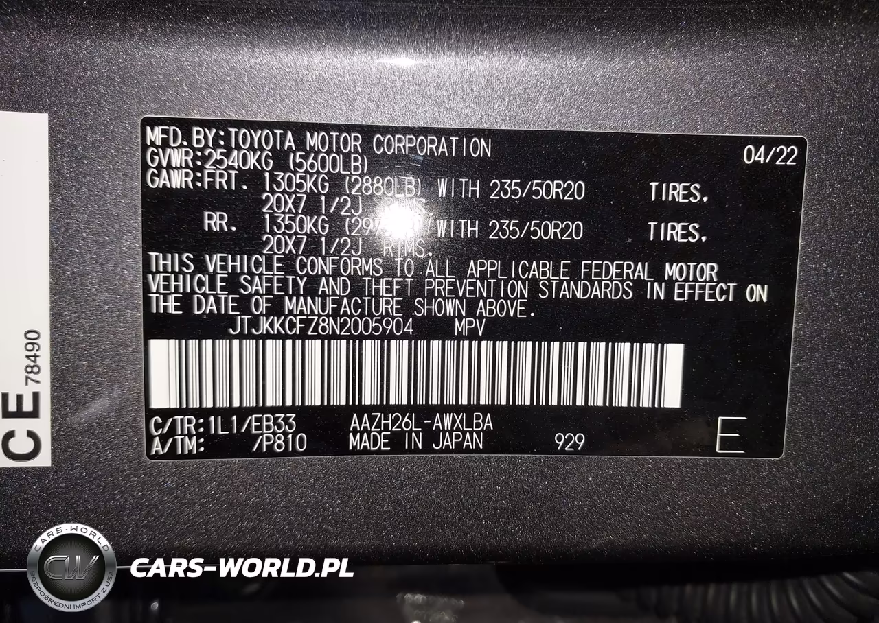 2022 Lexus Nx 450H+ F Sport VIN:JTJKKCFZ8N2005904 - 9