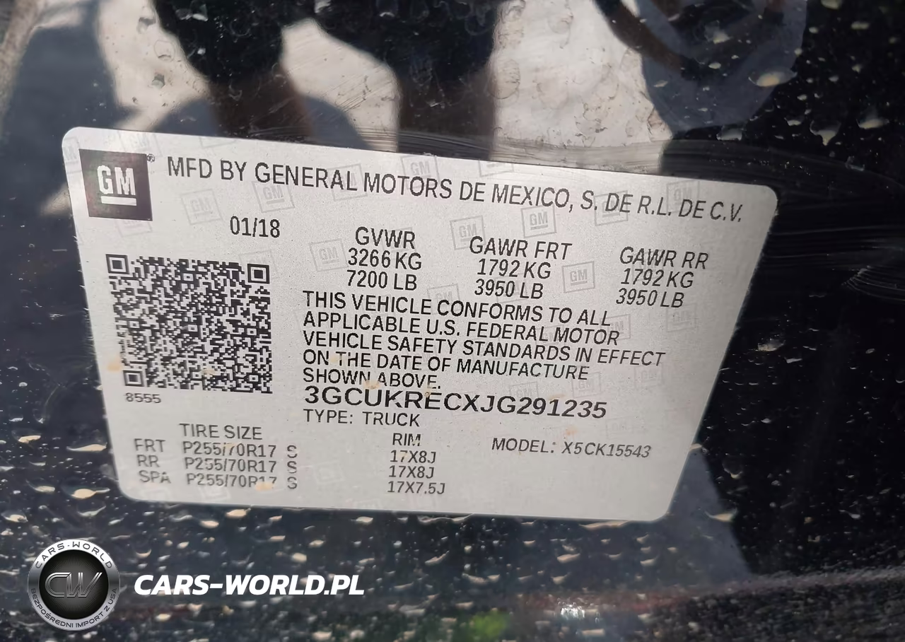 2018 Chevrolet Silverado 1500 1Lt VIN:3GCUKRECXJG291235 - 9
