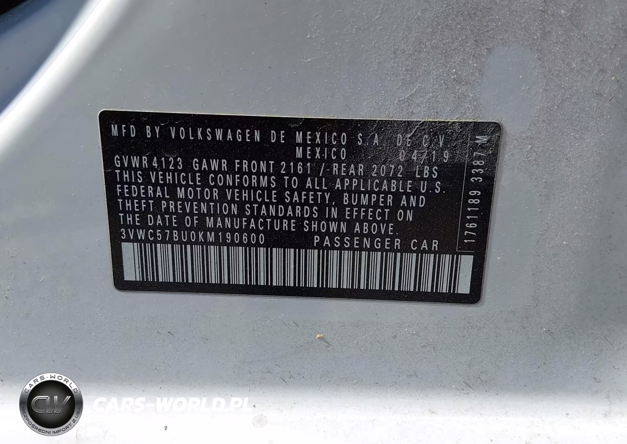 2019 Volkswagen Jetta 1.4T R-Line-1.4T S-1.4T Se VIN:3VWC57BU0KM190600 - 9