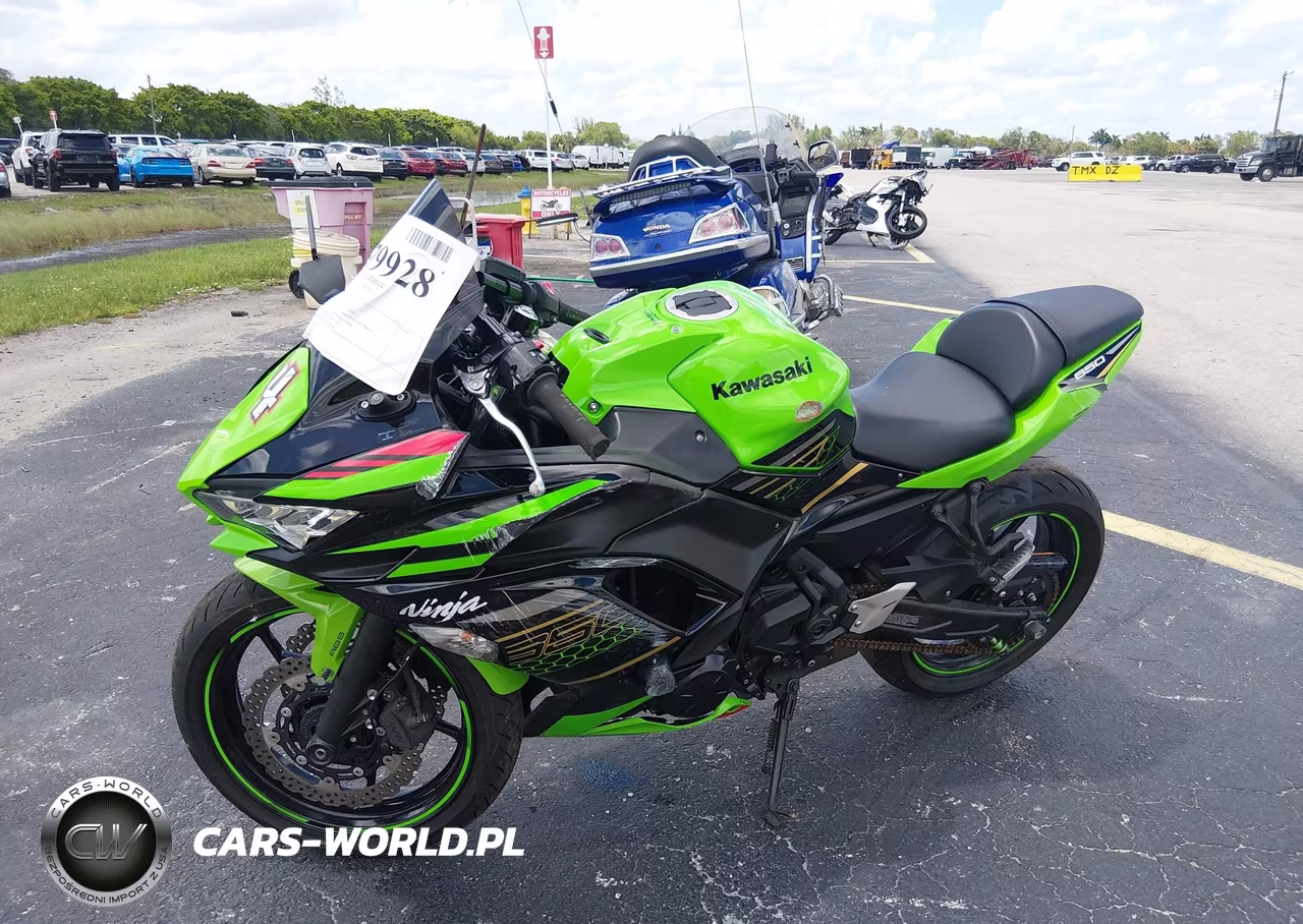 2020 Kawasaki Ex650 M VIN:ML5EXEM1XLDA08411 - 2