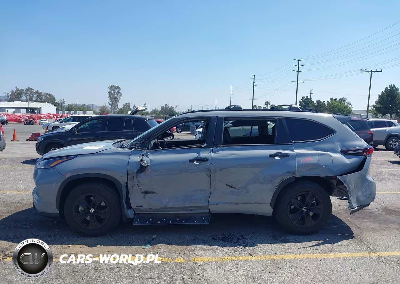 2024 Toyota Highlander Hybrid Xle Nightshade VIN:5TDKBRCH6RS609936 - 14