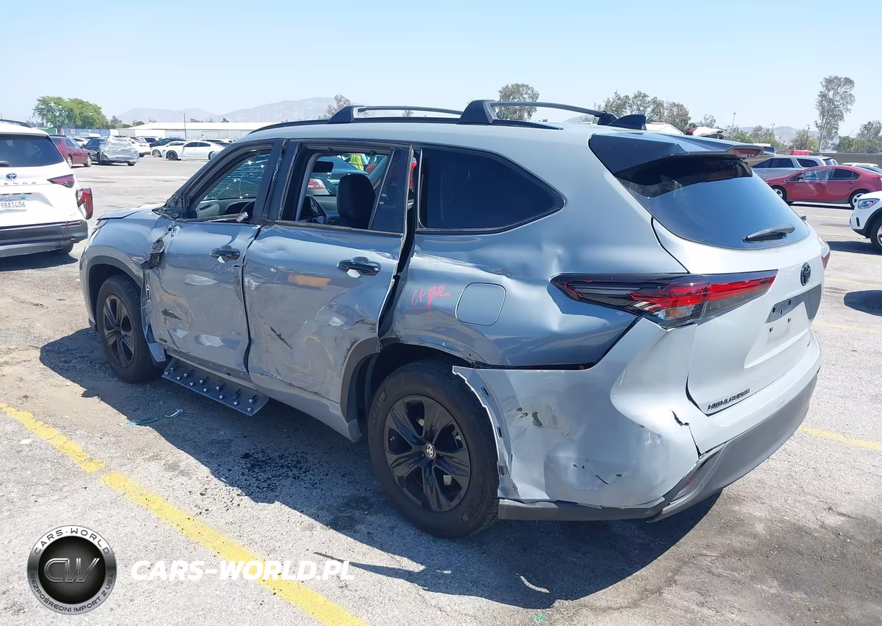 2024 Toyota Highlander Hybrid Xle Nightshade VIN:5TDKBRCH6RS609936 - 3