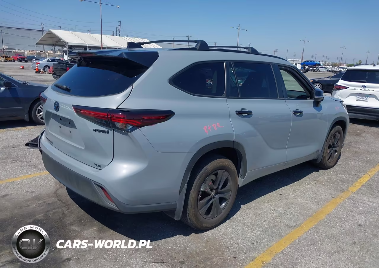 2024 Toyota Highlander Hybrid Xle Nightshade VIN:5TDKBRCH6RS609936 - 4