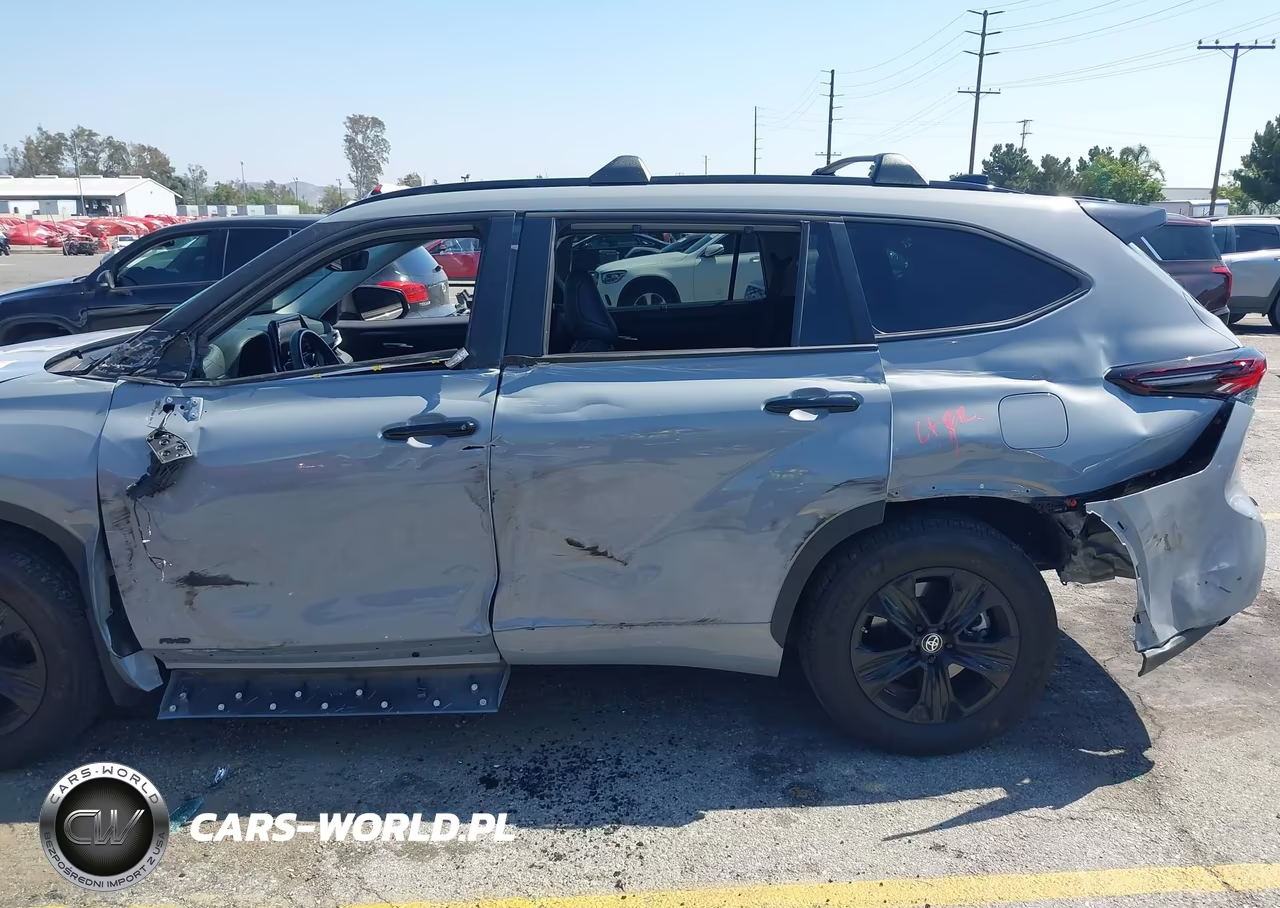 2024 Toyota Highlander Hybrid Xle Nightshade VIN:5TDKBRCH6RS609936 - 6