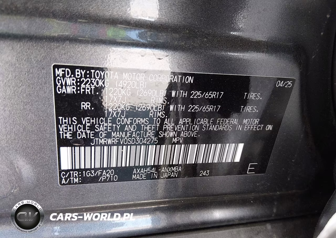 2025 Toyota Rav4 Hybrid Xle VIN:JTMRWRFV0SD304275 - 9