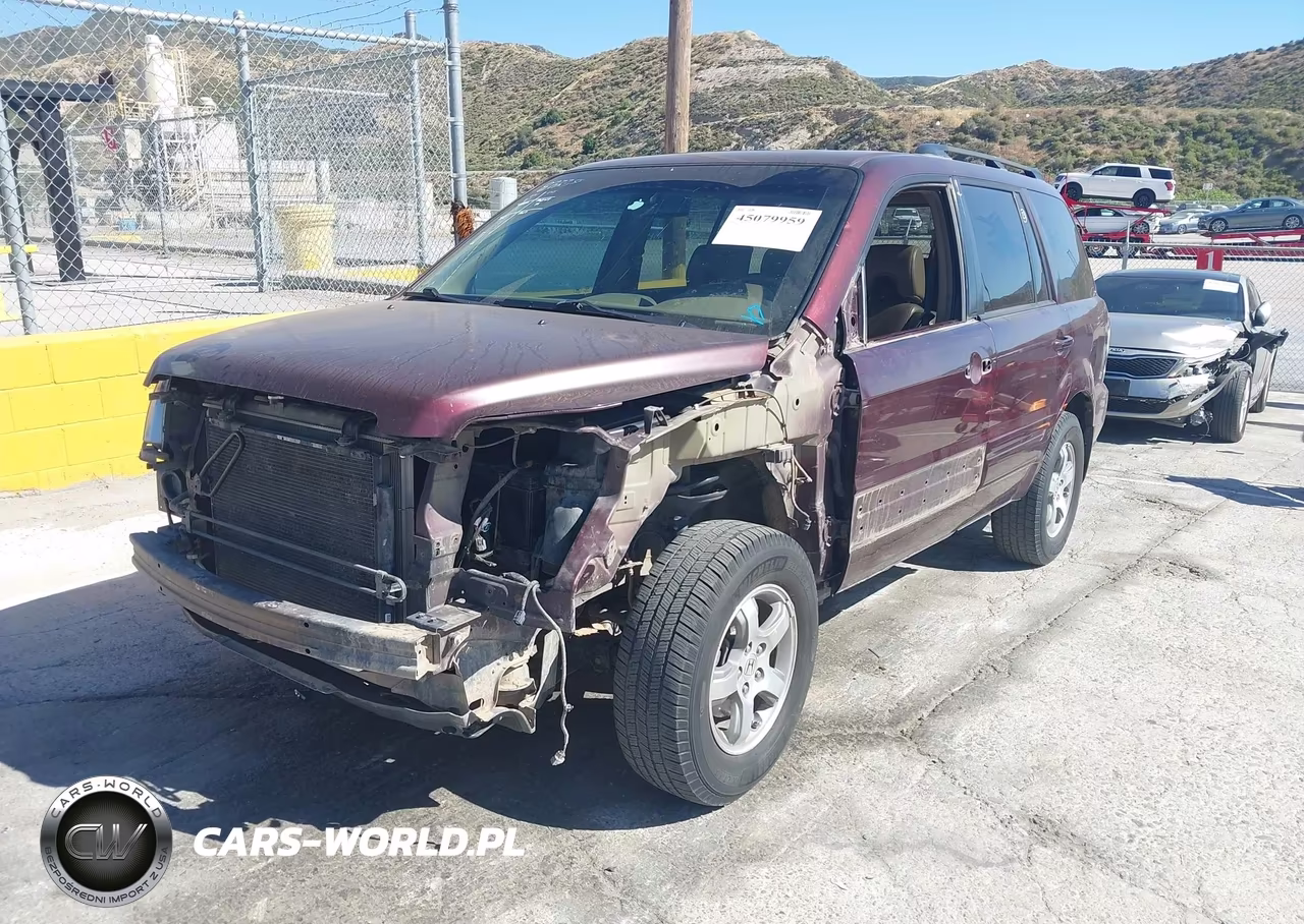 2008 Honda Pilot Ex-L VIN:5FNYF28528B003489 - 2