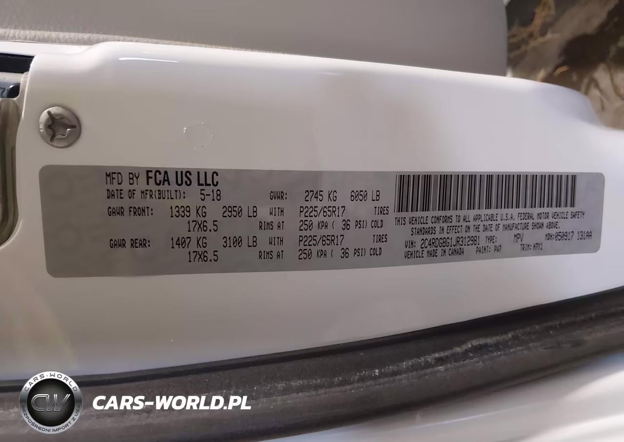 2018 Dodge Grand Caravan Se VIN:2C4RDGBG1JR312981 - 9