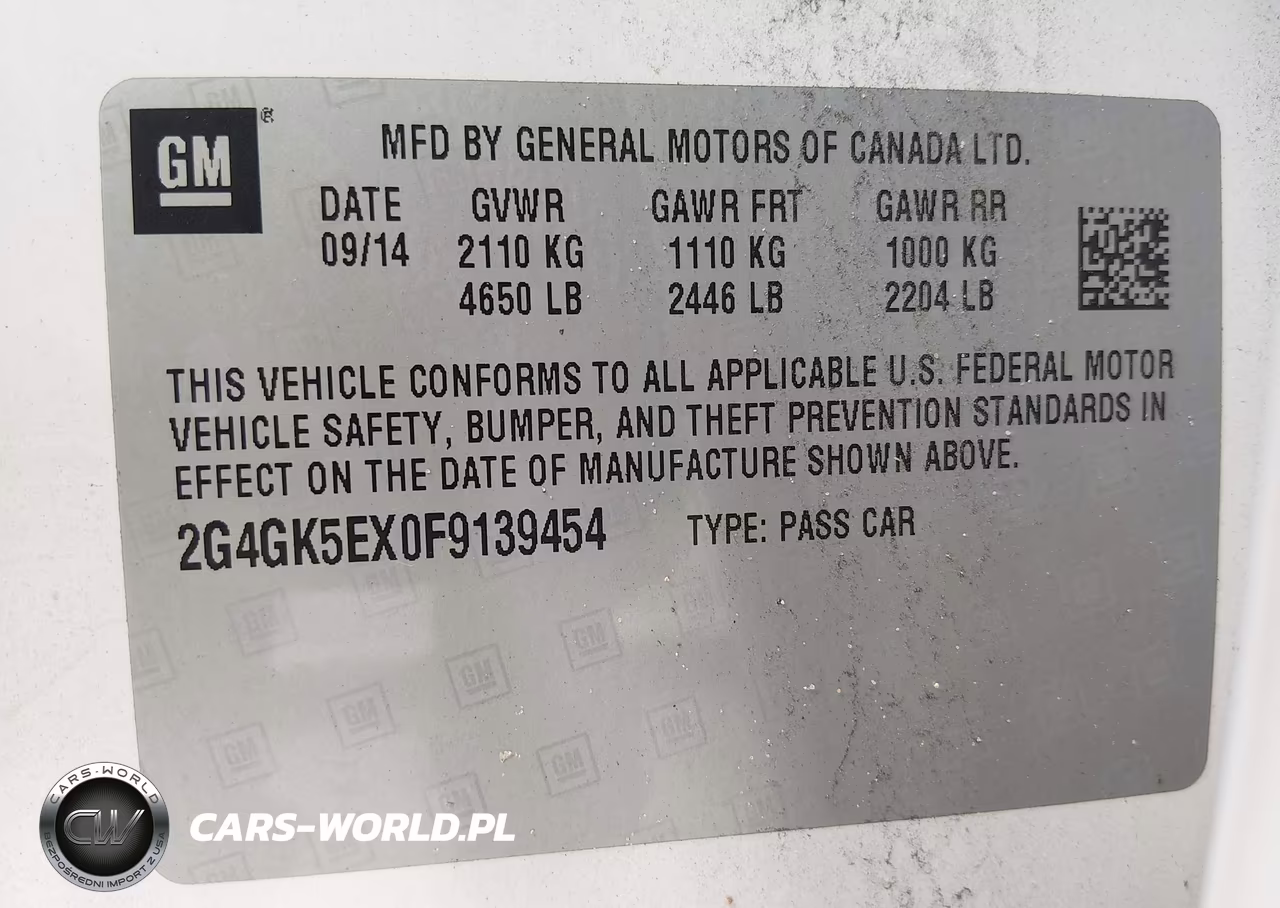 2015 Buick Regal Turbo VIN:2G4GK5EX0F9139454 - 9