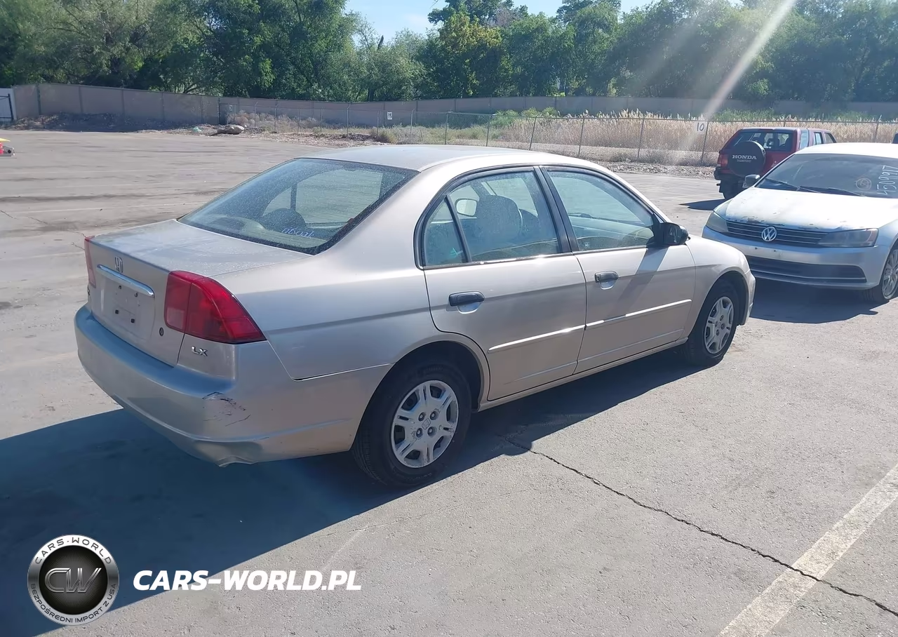 2001 Honda Civic Lx VIN:JHMES16591S005369 - 4