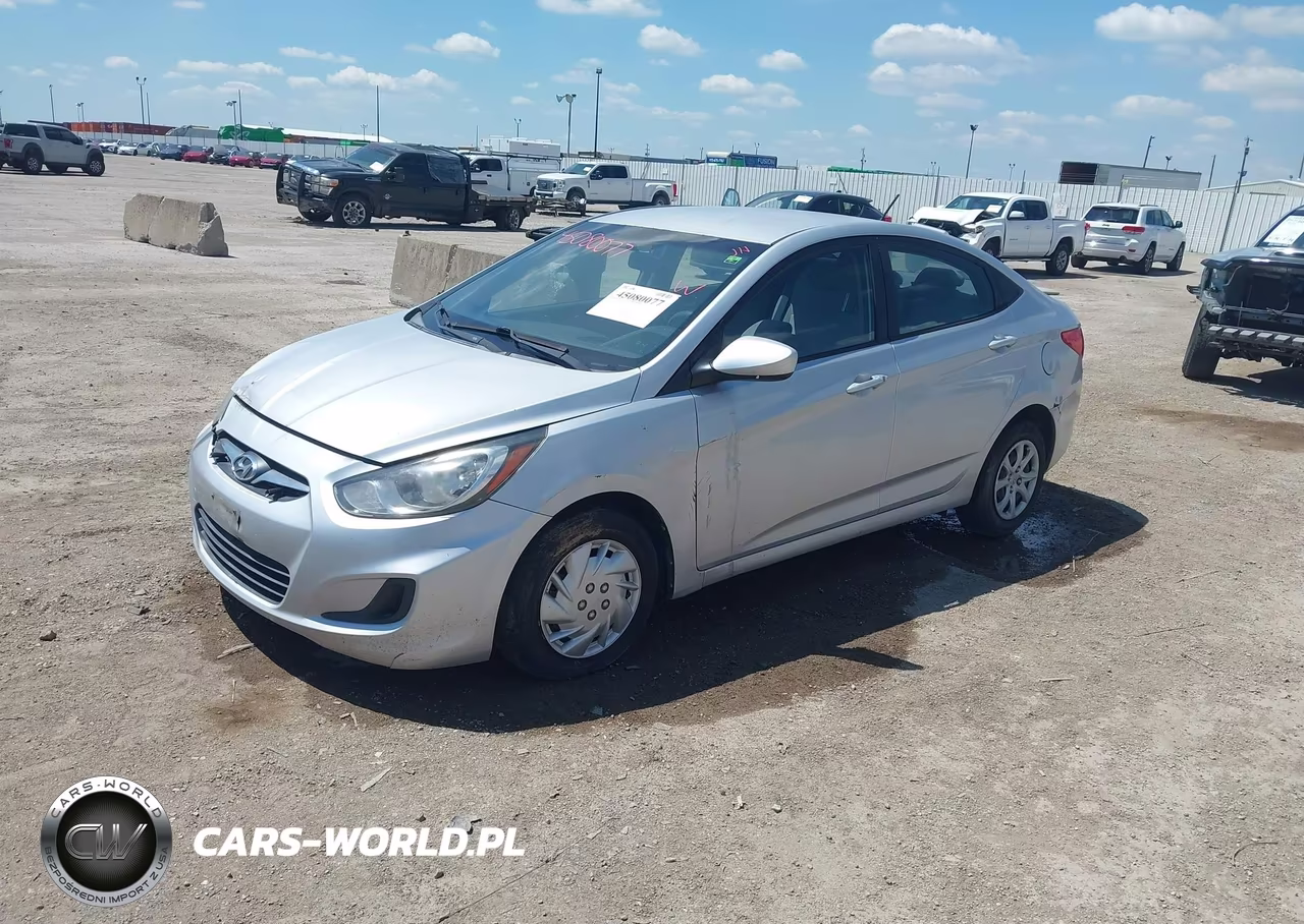 2012 Hyundai Accent Gls VIN:KMHCT4AE6CU212240 - 2