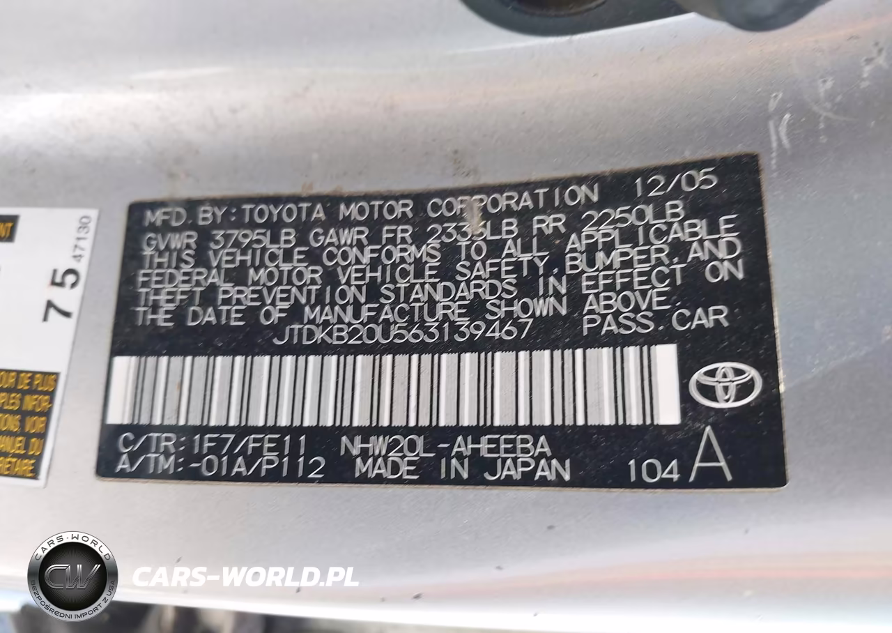 2006 Toyota Prius VIN:JTDKB20U563139467 - 9