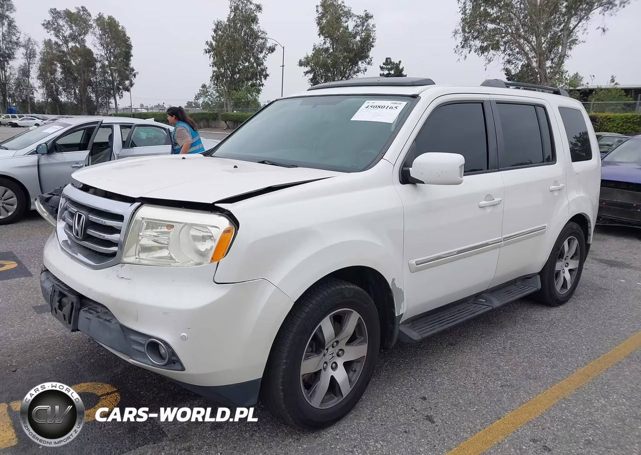 2013 Honda Pilot Touring VIN:5FNYF4H96DB017968 - 2
