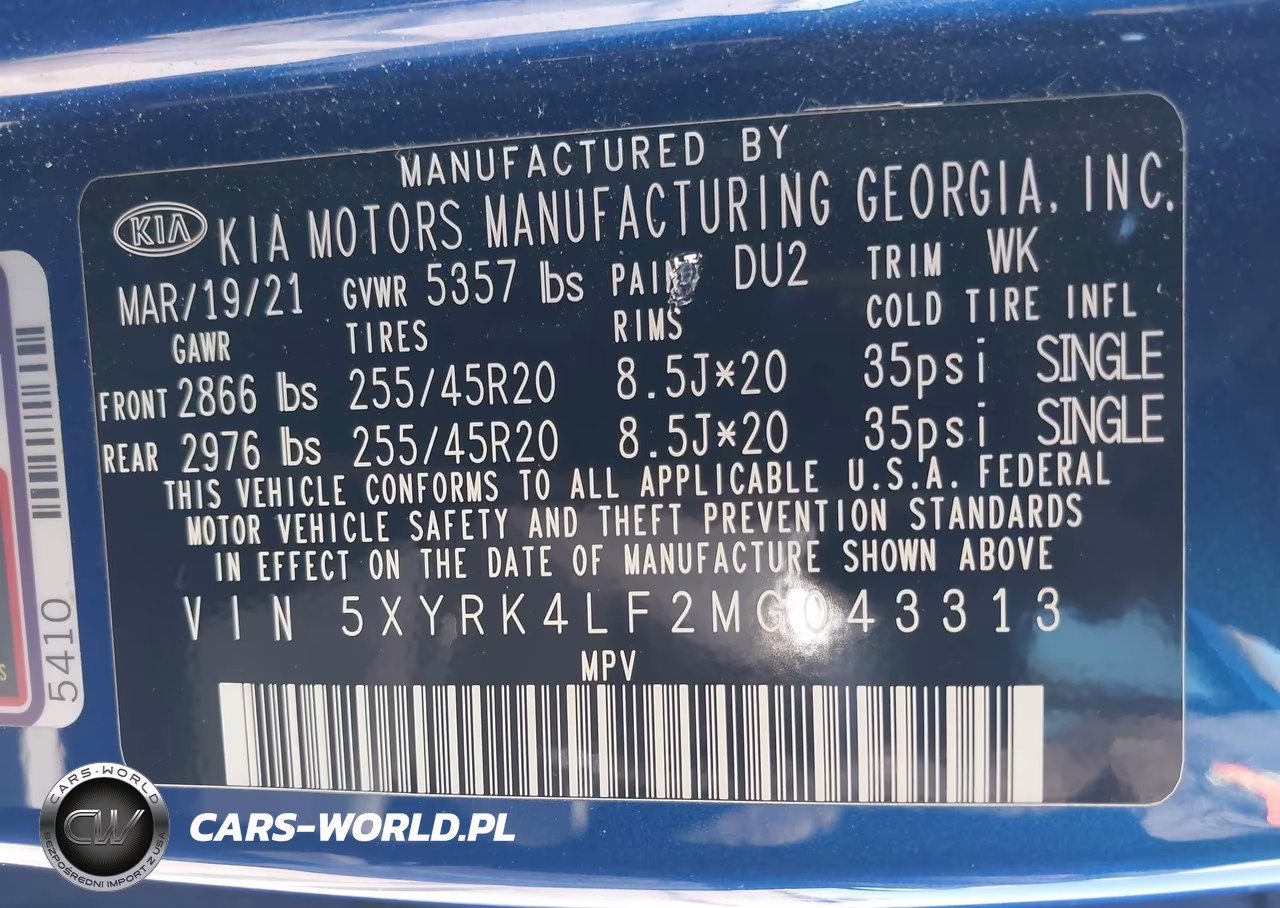 2021 Kia Sorento Sx Prestige VIN:5XYRK4LF2MG043313 - 9