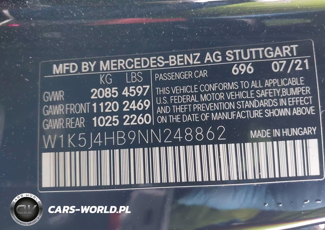 2022 Mercedes-Benz Cla 250 Coupe 4Matic VIN:W1K5J4HB9NN248862 - 9