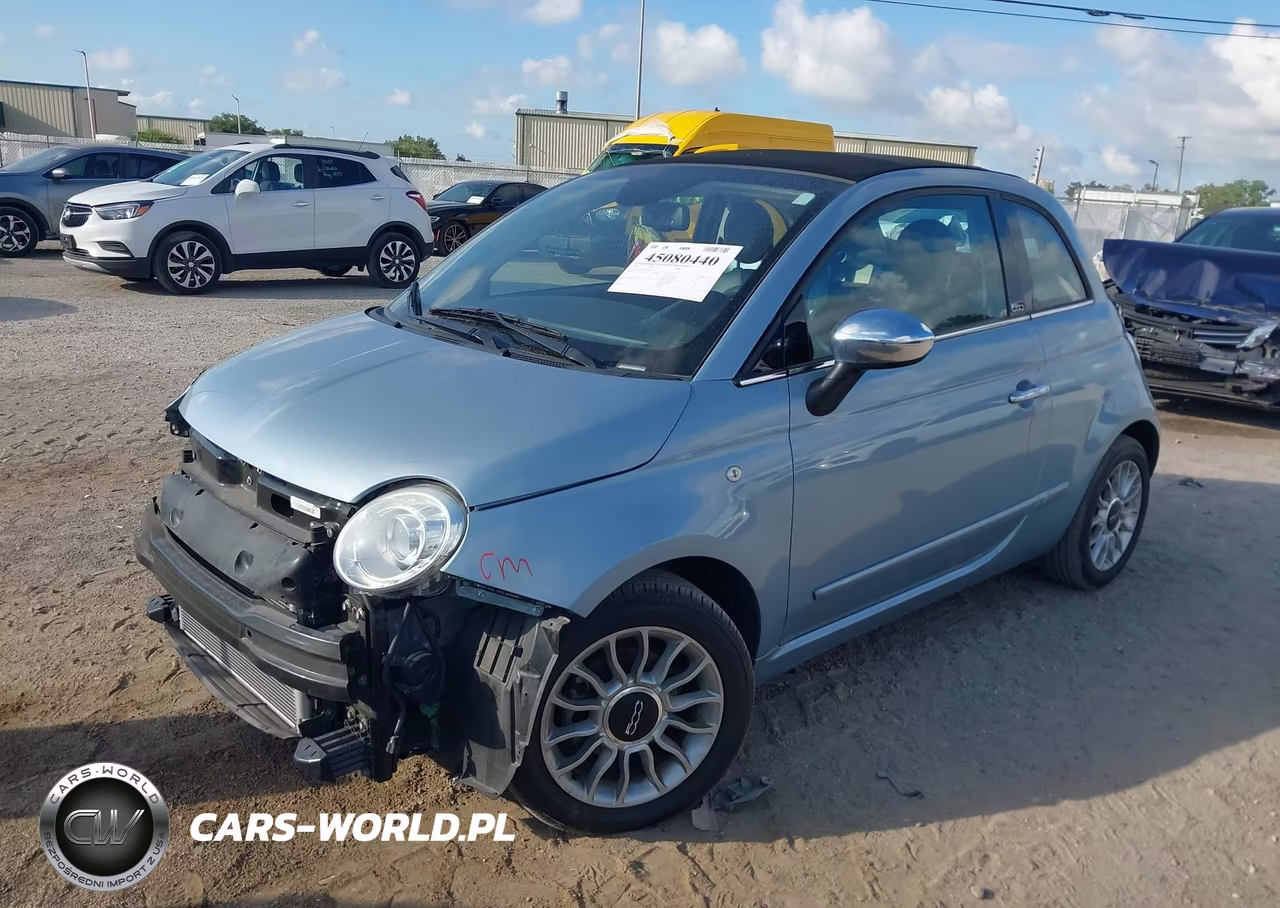 2014 Fiat 500C Lounge VIN:3C3CFFER5ET288327 - 2
