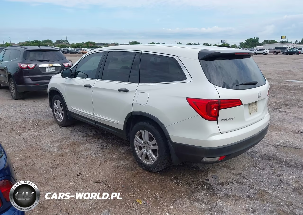 2016 Honda Pilot Lx VIN:5FNYF5H13GB028558 - 3