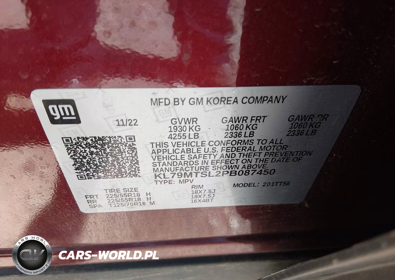 2023 Chevrolet Trailblazer Fwd Rs VIN:KL79MTSL2PB087450 - 9