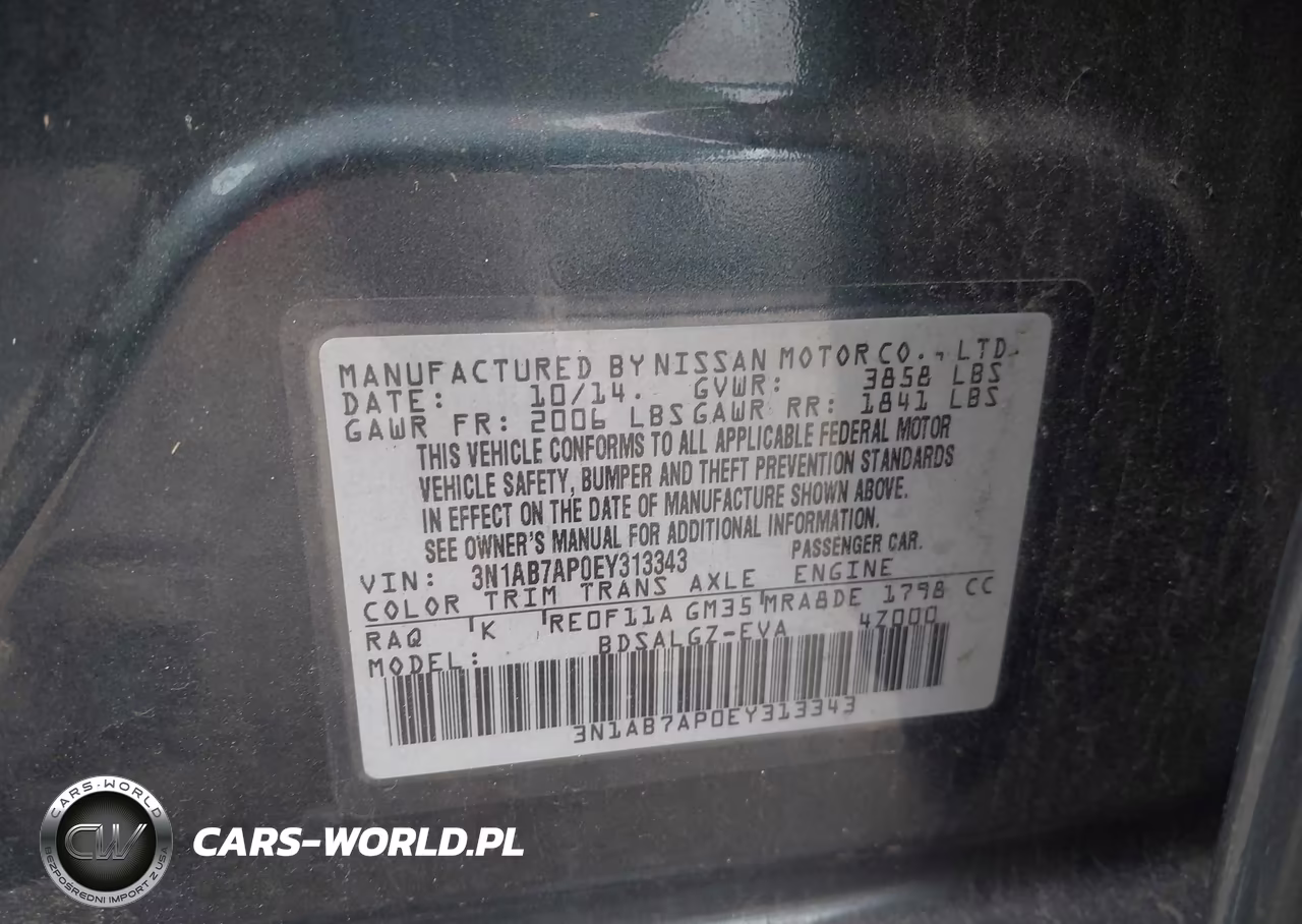 2014 Nissan Sentra Sl VIN:3N1AB7AP0EY313343 - 9