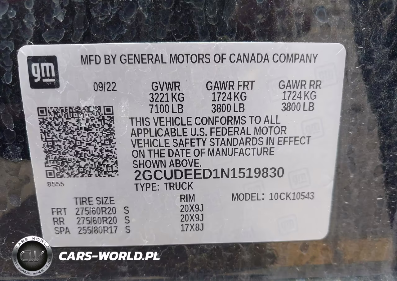 2022 Chevrolet Silverado 1500 4Wd Short Bed Rst VIN:2GCUDEED1N1519830 - 9