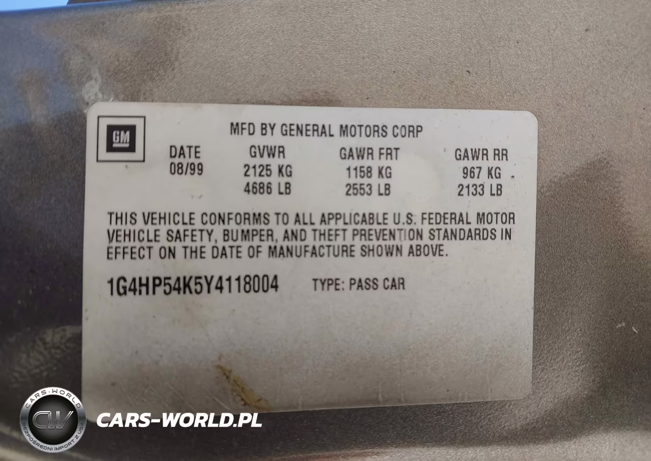 2000 Buick Lesabre Custom VIN:1G4HP54K5Y4118004 - 9