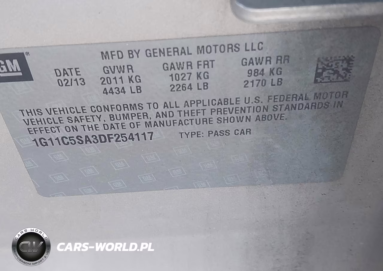 2013 Chevrolet Malibu 1Lt VIN:1G11C5SA3DF254117 - 9