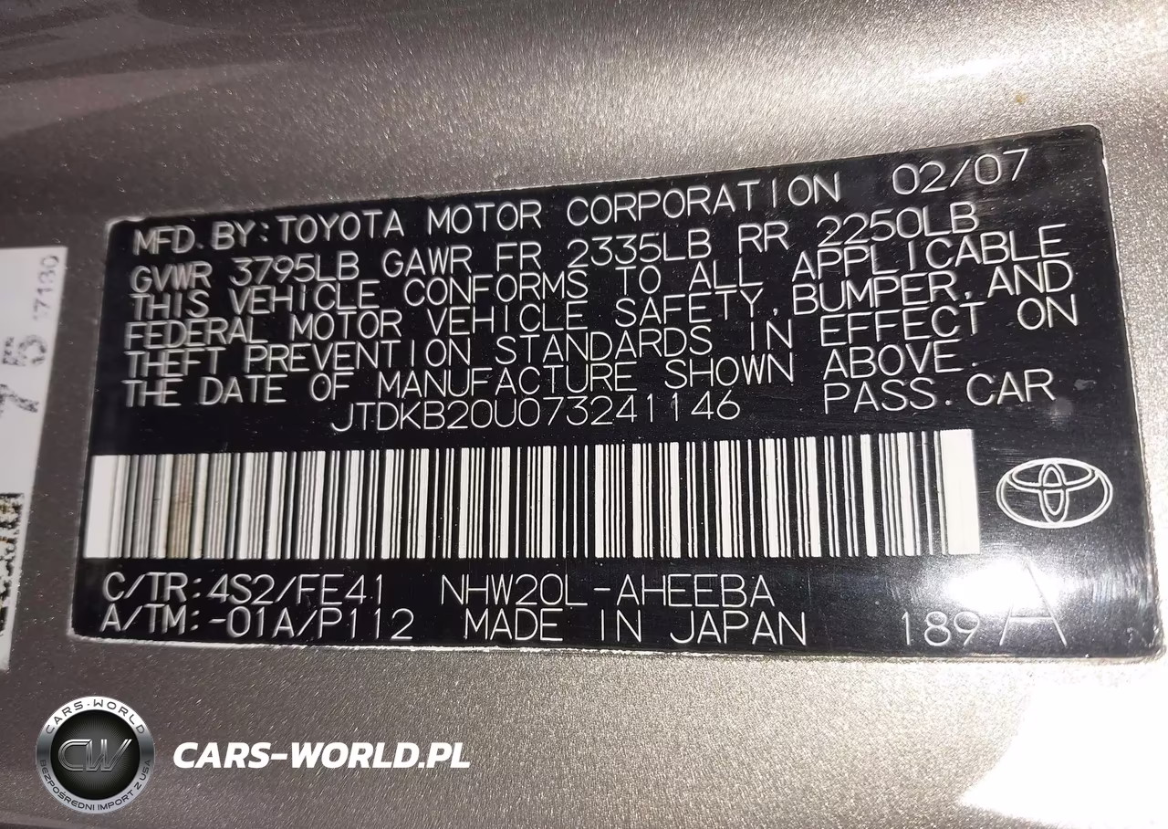 2007 Toyota Prius VIN:JTDKB20U073241146 - 9