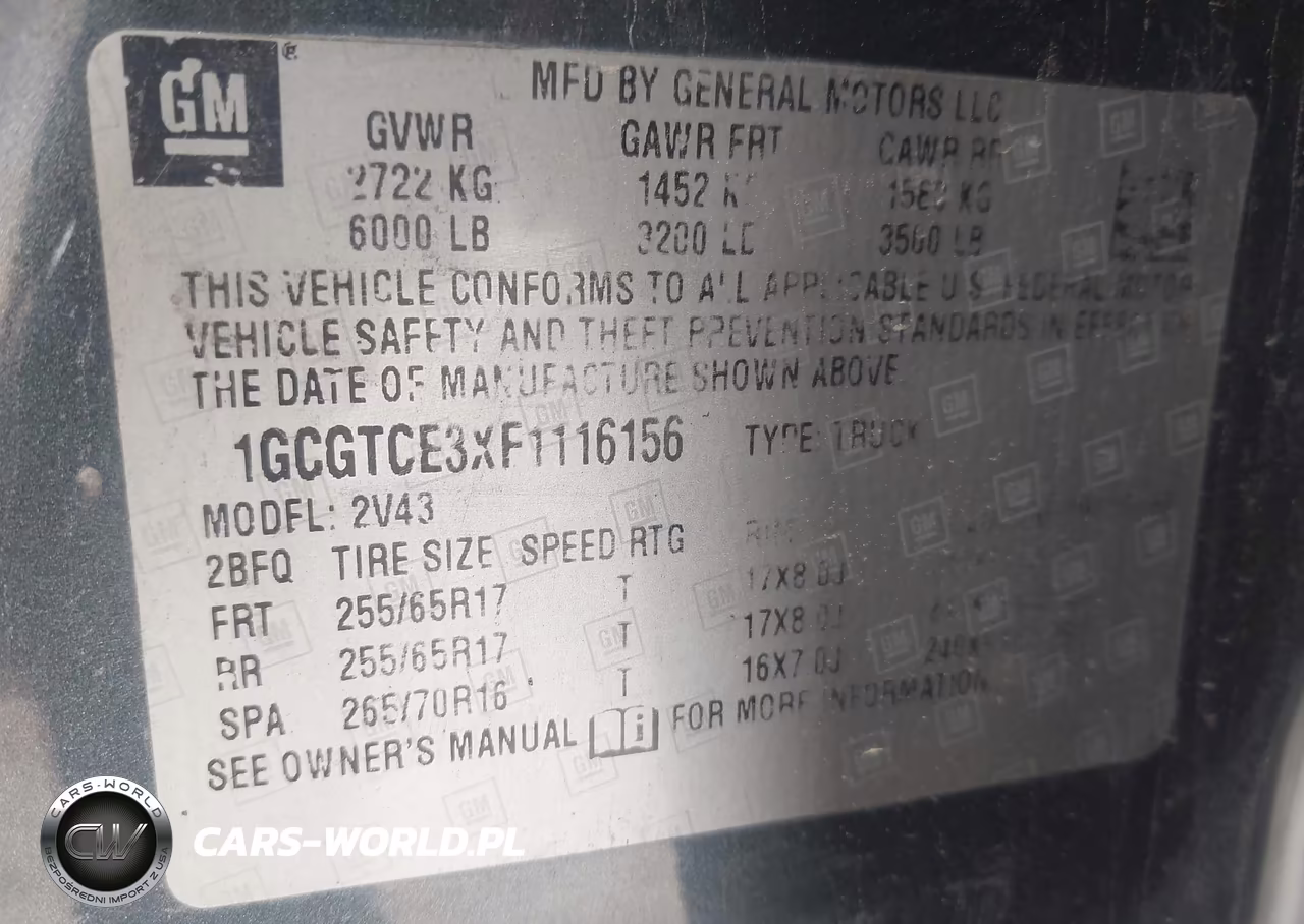 2015 Chevrolet Colorado Z71 VIN:1GCGTCE3XF1116156 - 9