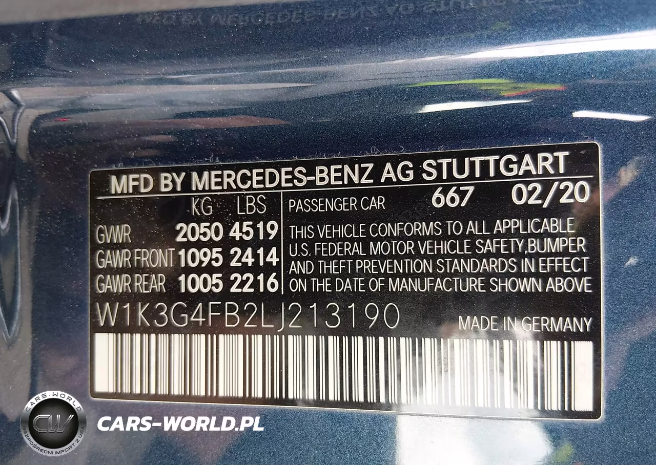 2020 Mercedes-Benz A 220 4Matic VIN:W1K3G4FB2LJ213190 - 9
