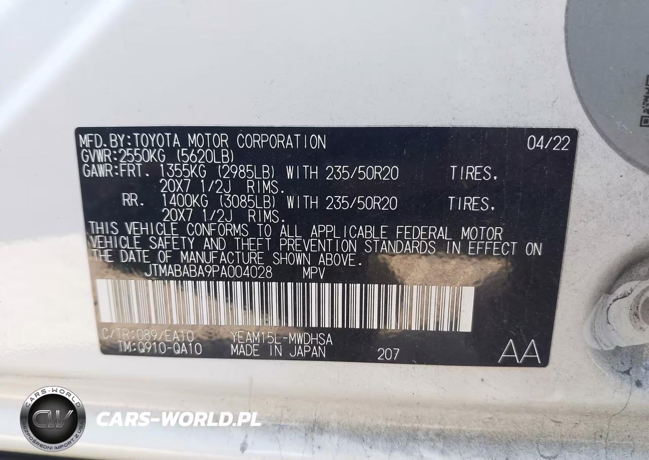 2023 Toyota Bz4X Limited VIN:JTMABABA9PA004028 - 9