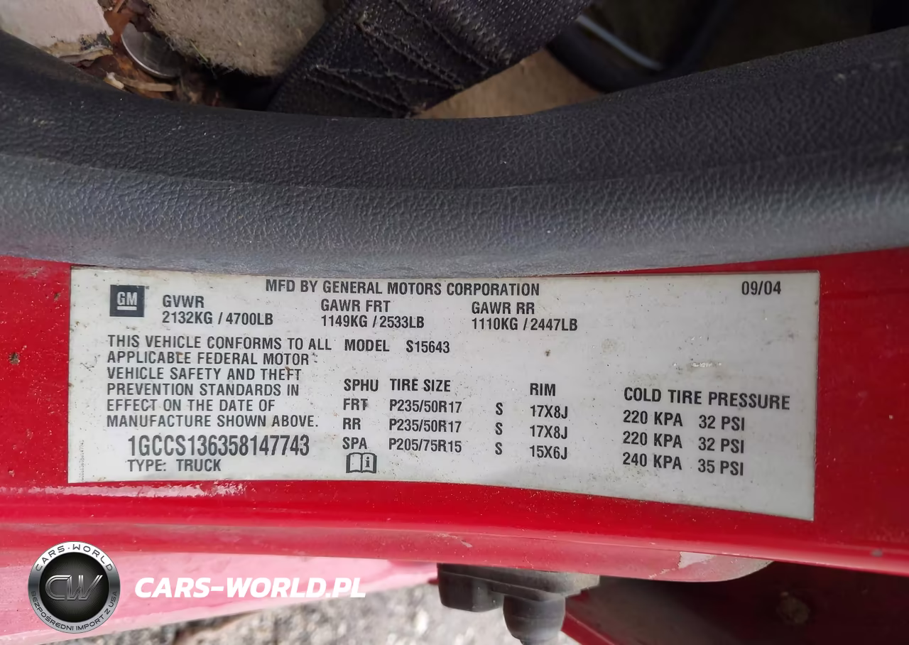 2005 Chevrolet Colorado Ls VIN:1GCCS136358147743 - 9