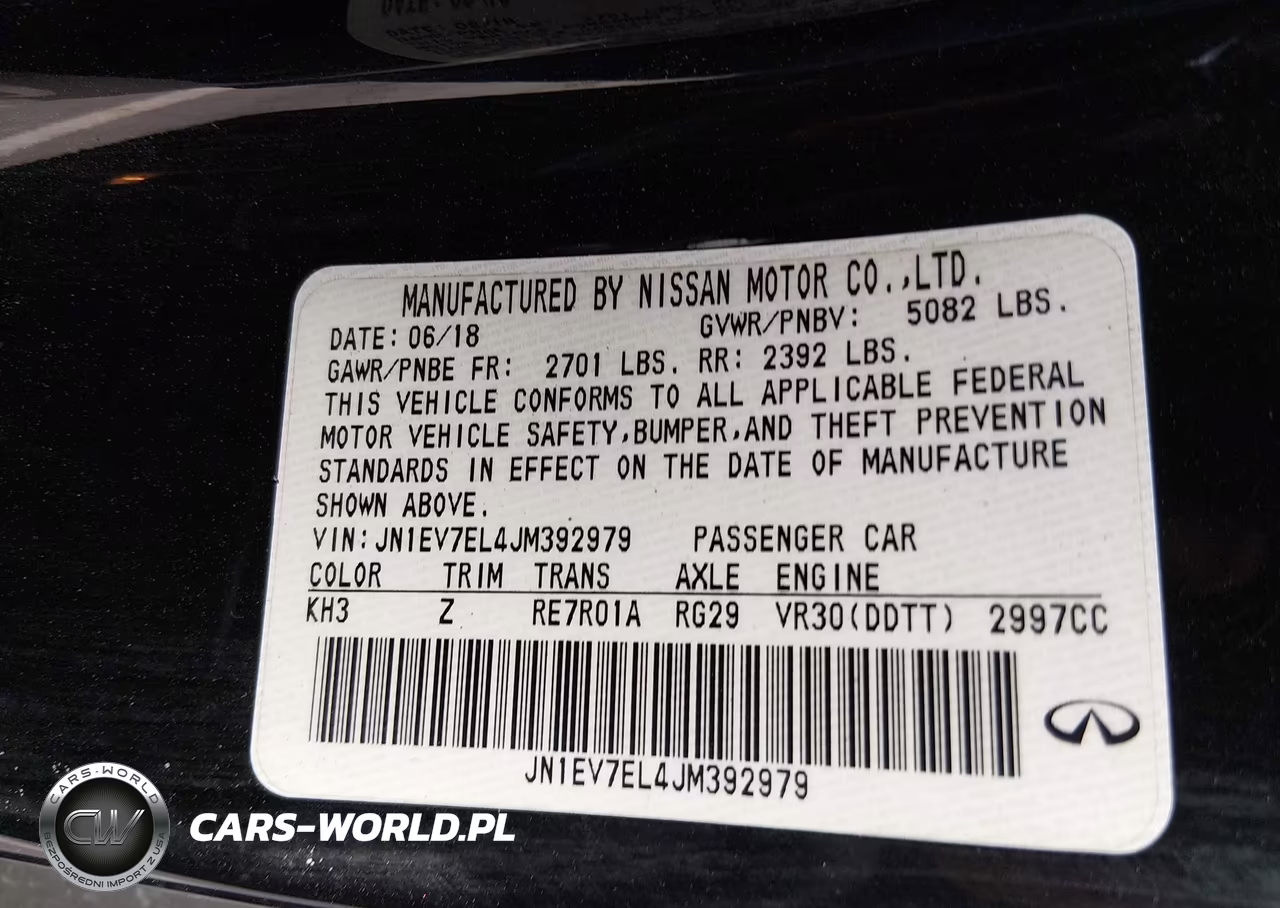 2018 Infiniti Q60 3.0T Luxe VIN:JN1EV7EL4JM392979 - 9