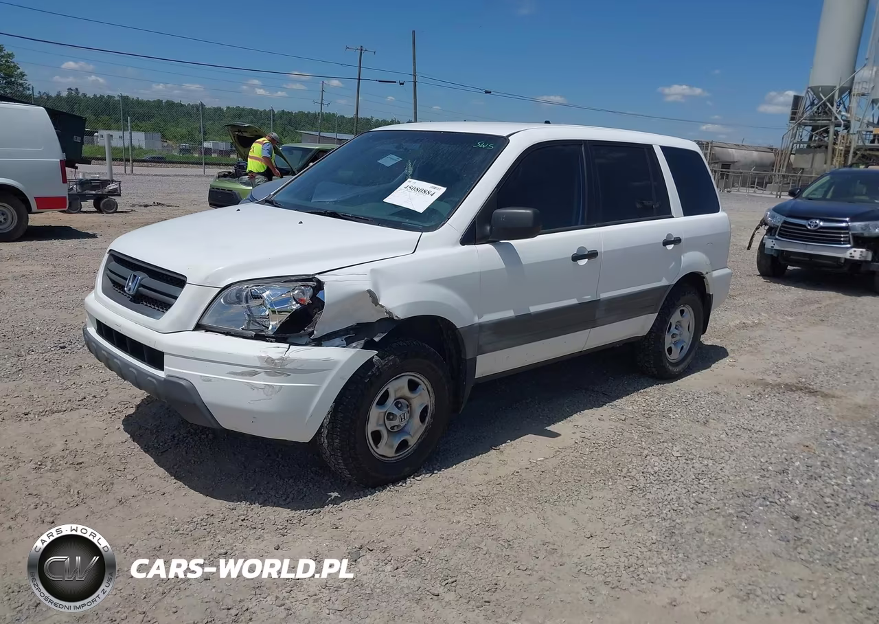 2005 Honda Pilot Lx VIN:2HKYF18185H512149 - 2