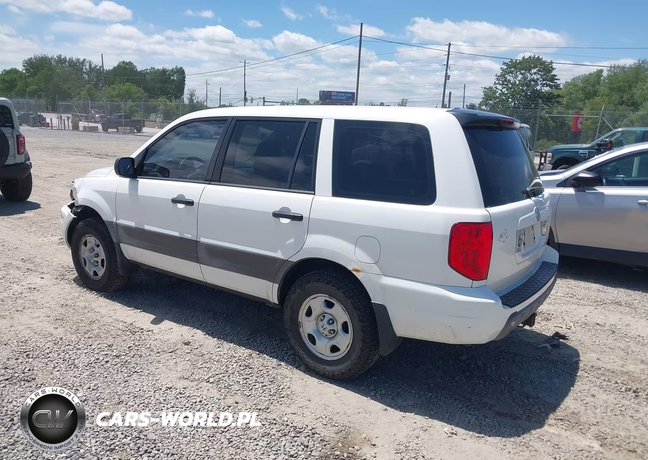 2005 Honda Pilot Lx VIN:2HKYF18185H512149 - 3