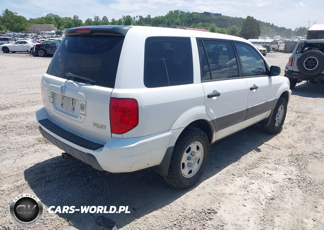 2005 Honda Pilot Lx VIN:2HKYF18185H512149 - 4