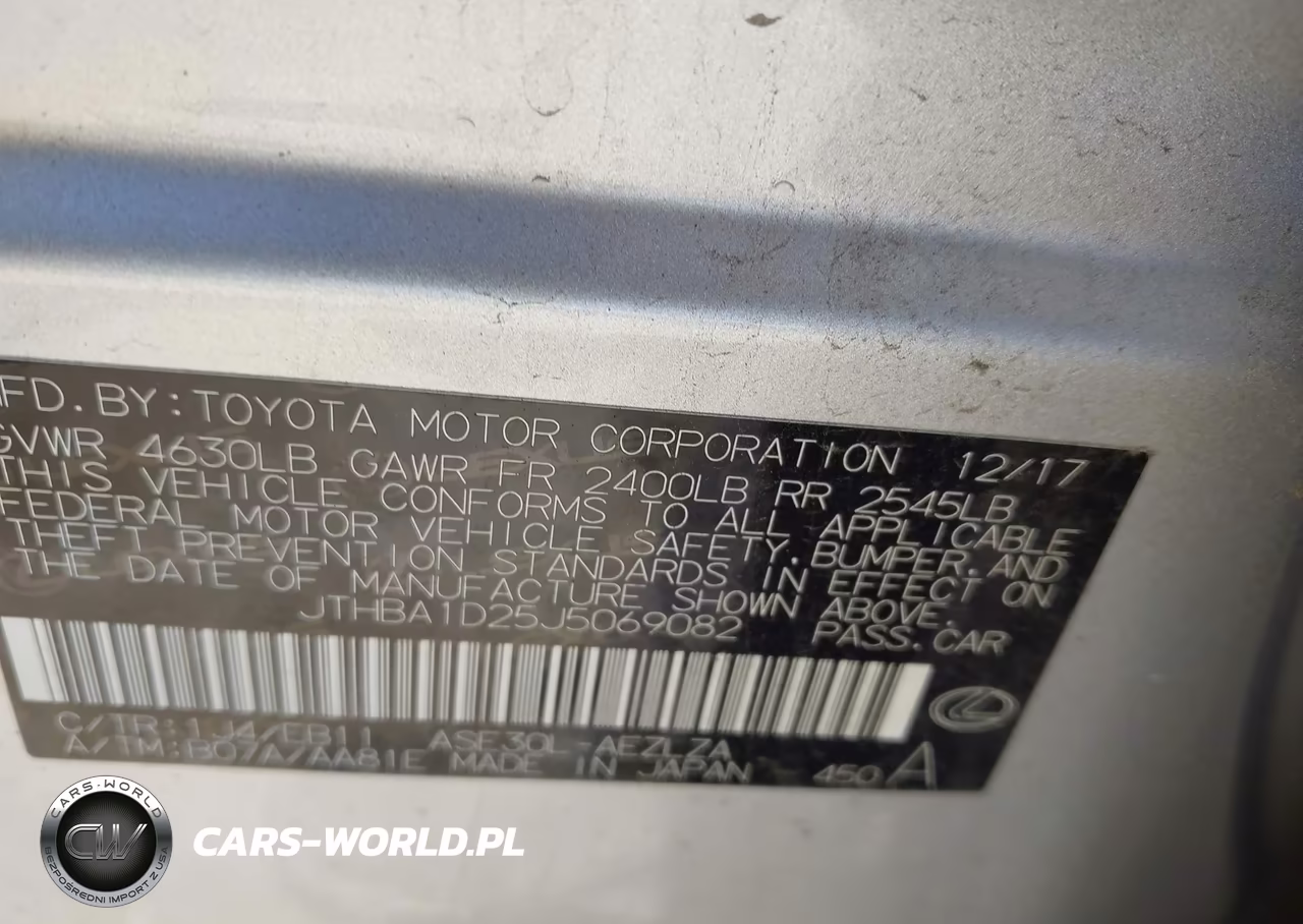 2018 Lexus Is 300 VIN:JTHBA1D25J5069082 - 9