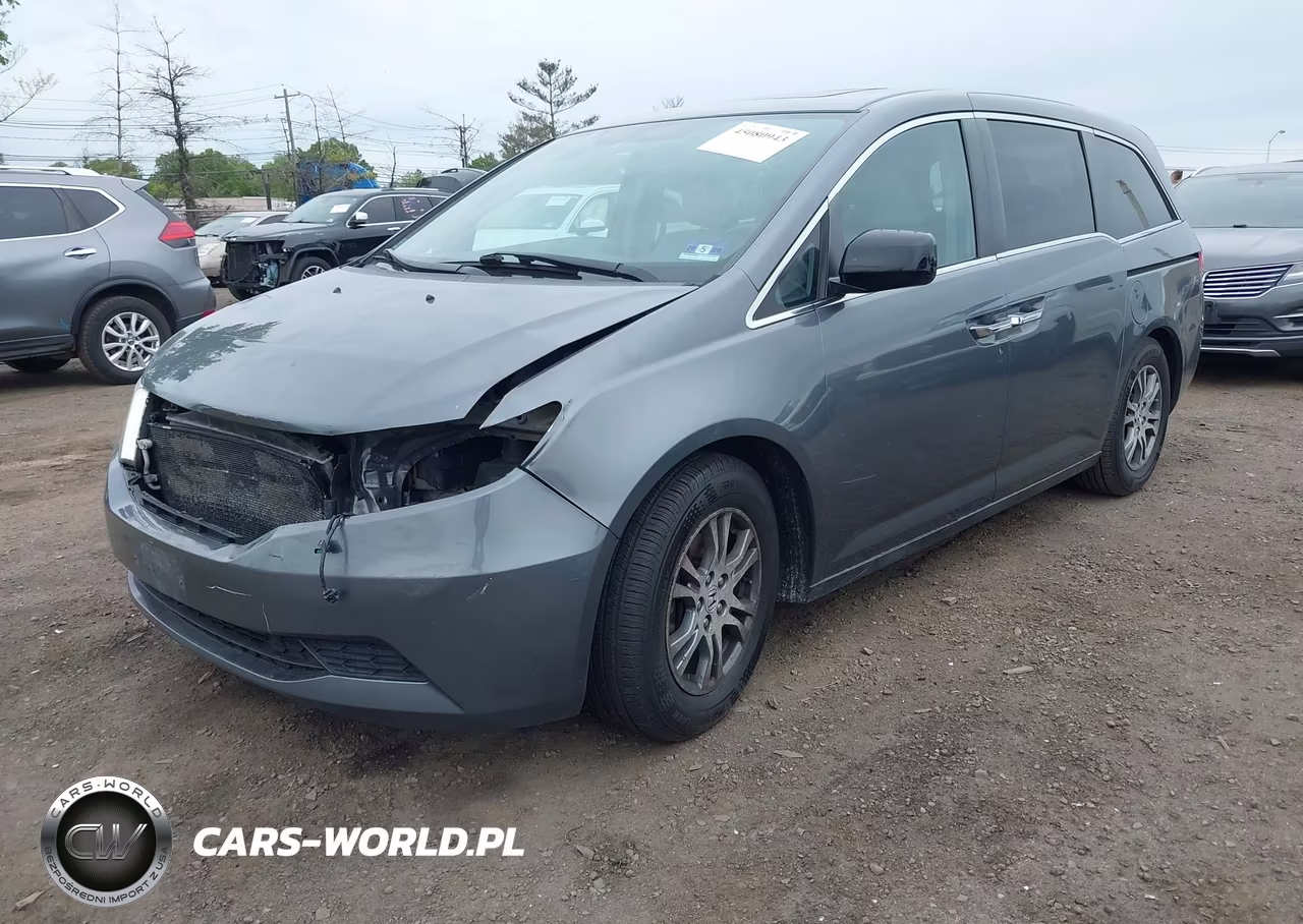 2013 Honda Odyssey Ex-L VIN:5FNRL5H6XDB066096 - 2