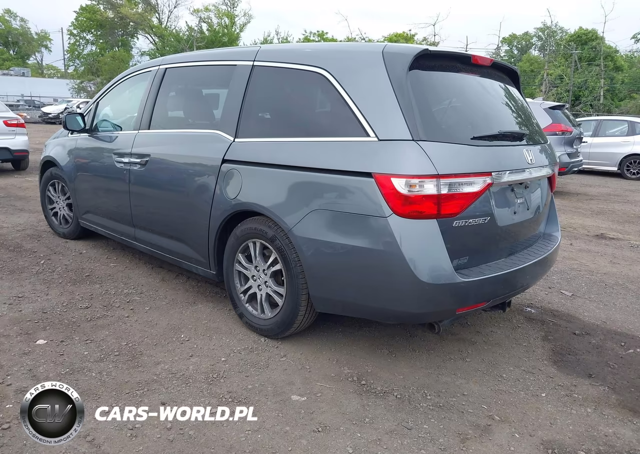 2013 Honda Odyssey Ex-L VIN:5FNRL5H6XDB066096 - 3