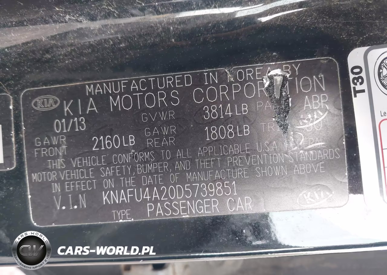 2013 Kia Forte Ex VIN:KNAFU4A20D5739851 - 9