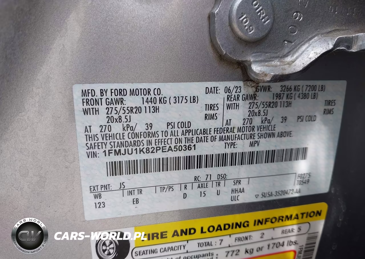 2023 Ford Expedition Limited VIN:1FMJU1K82PEA50361 - 9