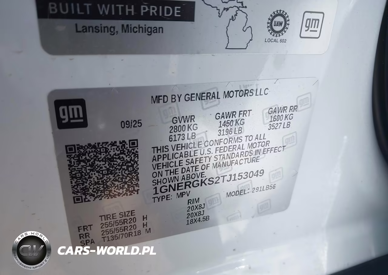 2026 Chevrolet Traverse Fwd Lt VIN:1GNERGKS2TJ153049 - 9