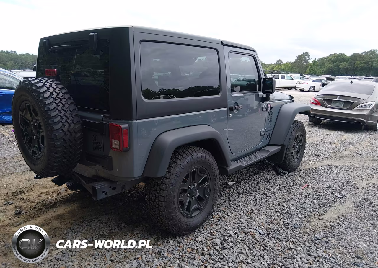 2014 Jeep Wrangler Willys Wheeler VIN:1C4AJWAG9EL244509 - 4