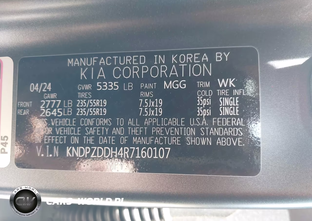 2024 Kia Sportage Plug-In Hybrid X-Line Prestige VIN:KNDPZDDH4R7160107 - 9