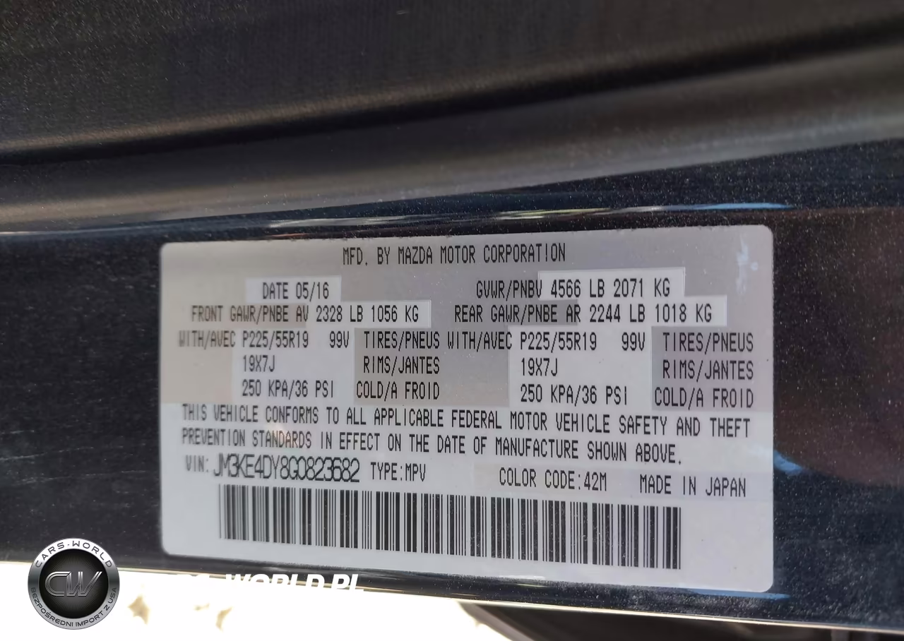 2016 Mazda Cx-5 Grand Touring VIN:JM3KE4DY8G0823682 - 9