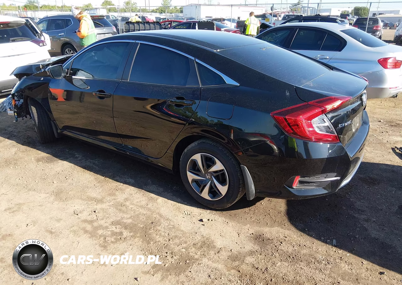 2020 Honda Civic Lx VIN:2HGFC2F64LH547962 - 3